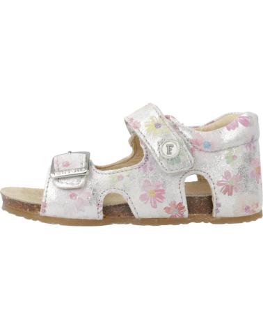 FALCOTTO SANDALIAS INFANTILES BEA EN PIEL CON ESTAMPADO FLORAL ARGNTNCHL