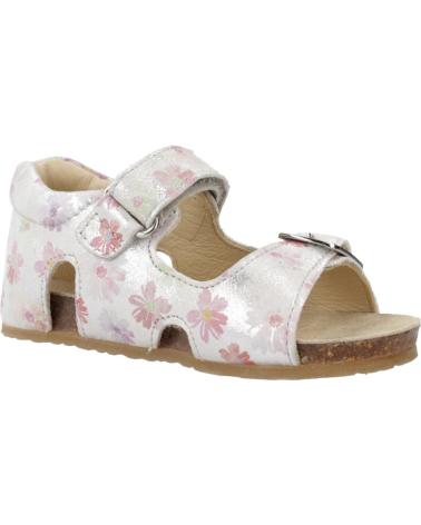 FALCOTTO SANDALIAS INFANTILES BEA EN PIEL CON ESTAMPADO FLORAL ARGNTNCHL