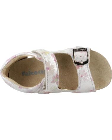 FALCOTTO SANDALIAS INFANTILES BEA EN PIEL CON ESTAMPADO FLORAL ARGNTNCHL