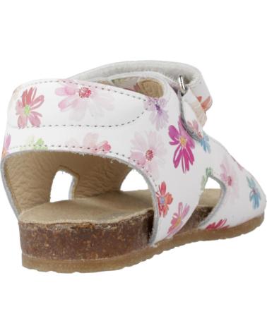 FALCOTTO SANDALIAS FALCOTTO MODELO GORY CON ESTAMPADO FLORAL BLANCO
