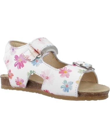 FALCOTTO SANDALIAS FALCOTTO MODELO GORY CON ESTAMPADO FLORAL BLANCO