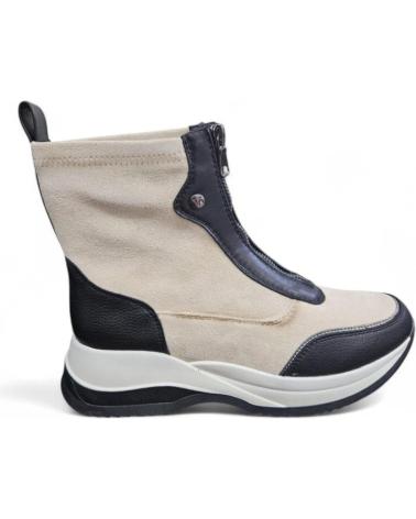 Stivaletti per Donna BREEZE BOTA CASUAL ELDA CREMALLERA MUJER BEIGE