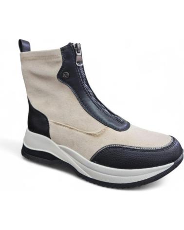 Stivaletti per Donna BREEZE BOTA CASUAL ELDA CREMALLERA MUJER BEIGE