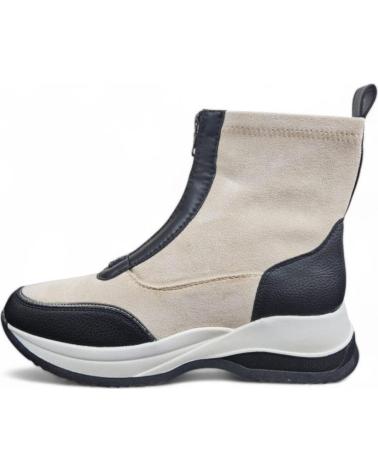Stivaletti per Donna BREEZE BOTA CASUAL ELDA CREMALLERA MUJER BEIGE