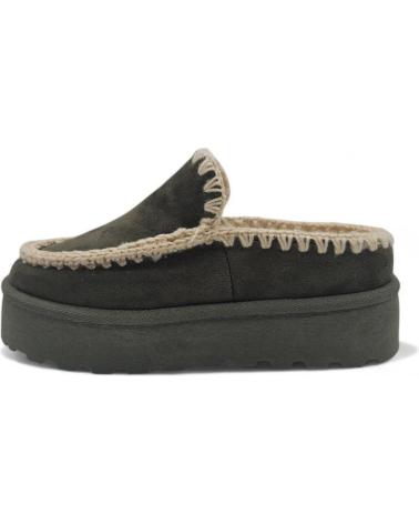 Clogs für Damen BREEZE ZUECO PELO MUJER PETREL CASUAL CAQUI