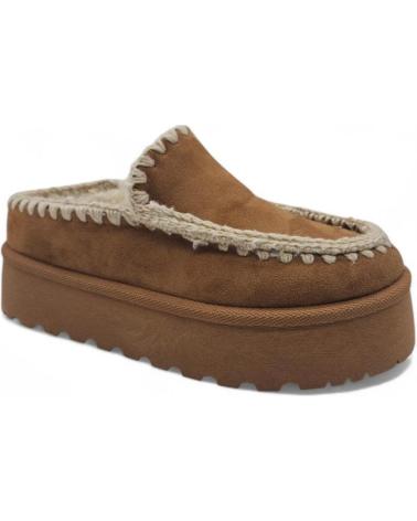 Zoccoli-De-Mujer-BREEZE-ZUECO-PELO-MUJER-PETREL-CASUAL-MARRóN-CLARO