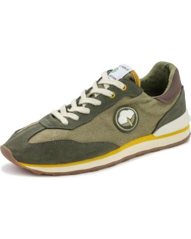 Sportif pour Homme NATURAL WORLD ZAPATILLA DE HOMBRE INKA 9011 KAKI