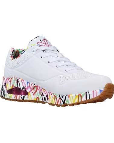 SKECHERS ZAPATILLAS UNO - LOVING LOVE BLANCO