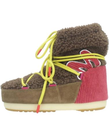 Botines de Mujer MOON BOOT BOTINES MUJER MODELO MB LIGHT M PATCH SHEAR COLOR MARRON BRW BRWNRD