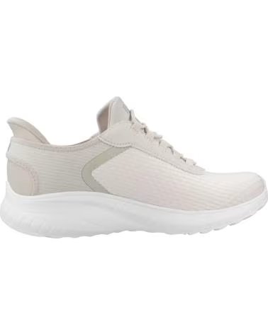 SKECHERS BOBS SQUAD CHAOS IN COL SLIP INS BEIGE PARA MUJER OFWT - 36 BLANCO