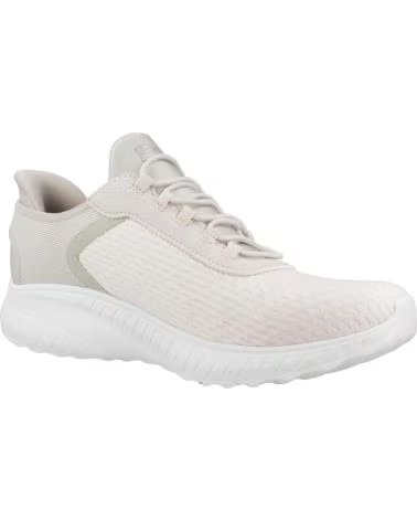 SKECHERS BOBS SQUAD CHAOS IN COL SLIP INS BEIGE PARA MUJER OFWT - 36 BLANCO