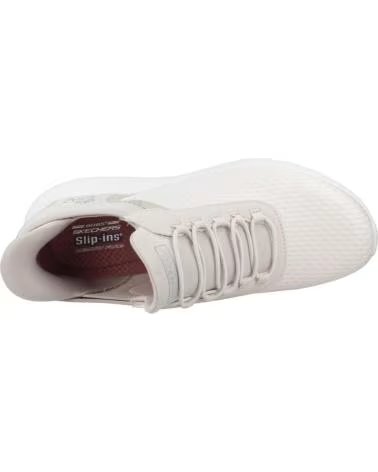 SKECHERS BOBS SQUAD CHAOS IN COL SLIP INS BEIGE PARA MUJER OFWT - 36 BLANCO