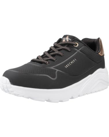Sneaker für Mädchen SKECHERS ZAPATILLAS NINA MODELO UNO LITE-METALLIC MO COLOR NEGRO BLK