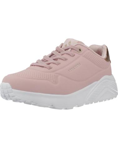 SKECHERS UNO LITE-METALLIC MO ZAPATILLAS ROSA CON DETALLES METALIZADOS MVE