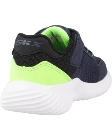 Sportivo per Bambina e Bambino SKECHERS BOUNDER TREZIC BB MARINO-LIMA NVLM - 21 MAR-LIM VNLM