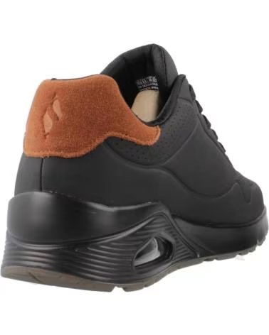 SKECHERS UNO - SUITED ON AIR BLACK DURABUC SP2025 NEGRO