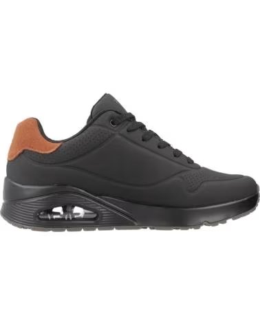 SKECHERS UNO - SUITED ON AIR BLACK DURABUC SP2025 NEGRO
