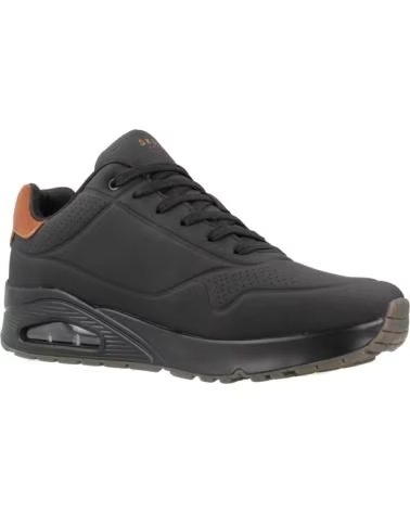SKECHERS UNO - SUITED ON AIR BLACK DURABUC SP2025 NEGRO