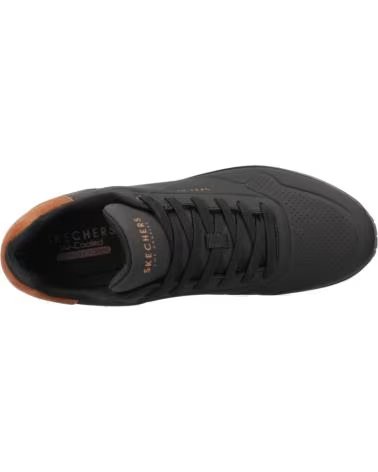 SKECHERS UNO - SUITED ON AIR BLACK DURABUC SP2025 NEGRO