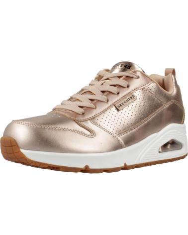 Sneaker für Damen SKECHERS ZAPATILLAS MUJER MODELO UNO - METALLIXS COLOR ROSA RSGD