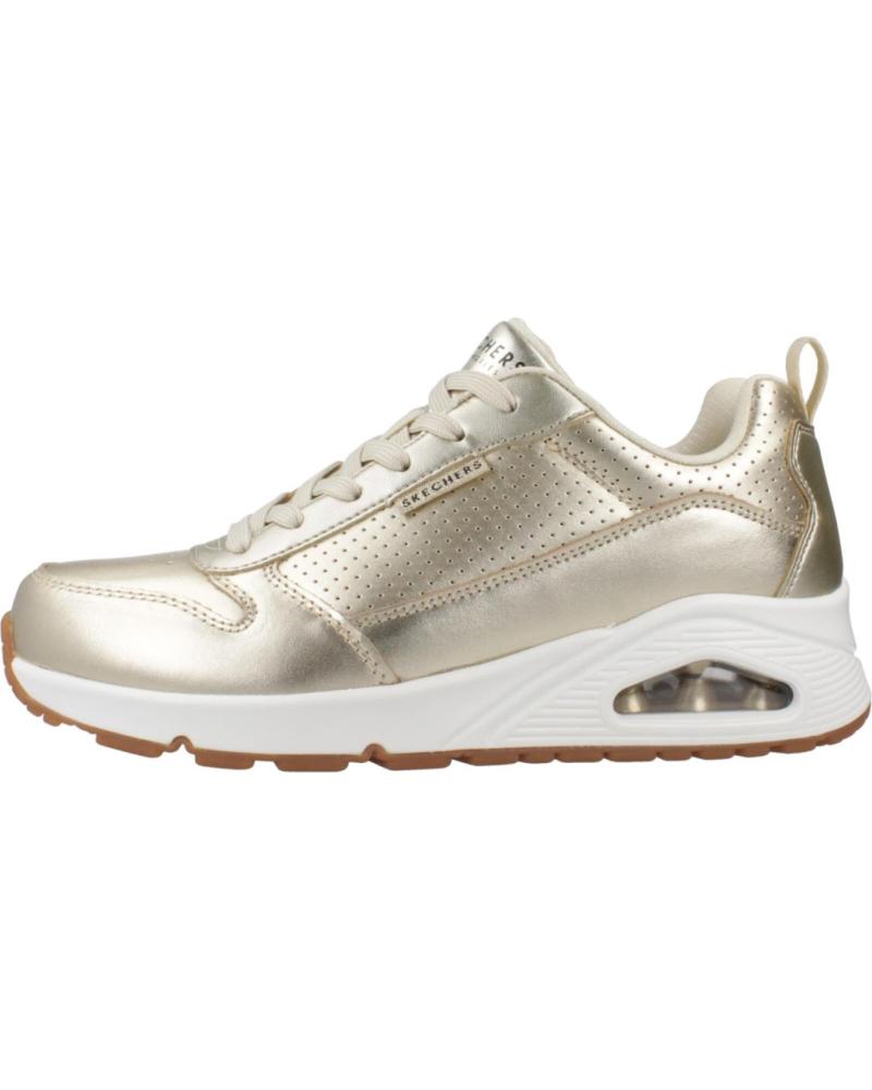 Sneaker für Damen SKECHERS ZAPATILLAS MUJER MODELO UNO - METALLIXS COLOR ORO CHMP
