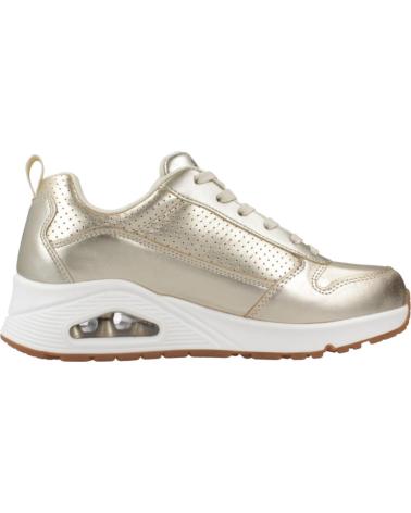 Sneaker für Damen SKECHERS ZAPATILLAS MUJER MODELO UNO - METALLIXS COLOR ORO CHMP