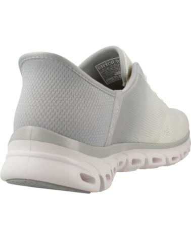 SKECHERS ZAPATILLAS MUJER MODELO GLIDE-STEP - EXCITE COLOR BLANCO GRY