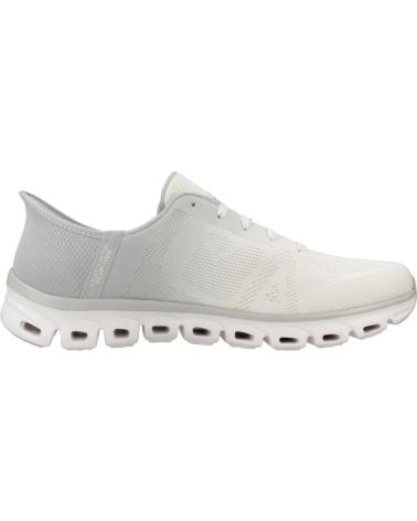 SKECHERS ZAPATILLAS MUJER MODELO GLIDE-STEP - EXCITE COLOR BLANCO GRY