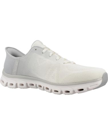 SKECHERS ZAPATILLAS MUJER MODELO GLIDE-STEP - EXCITE COLOR BLANCO GRY