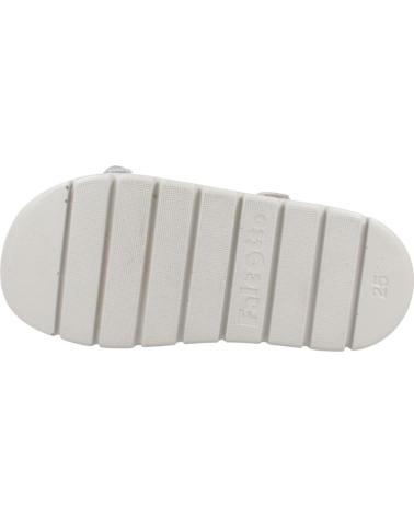 FALCOTTO SANDALIAS NINA MODELO ANAFI COLOR PLATA ARGNTNCHL