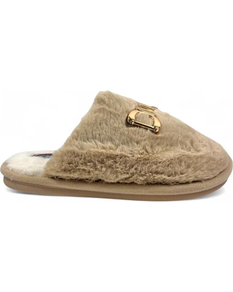 Pantufas de Mulher TIMBOS ZAPATILLA CASA DE MUJER KAKI 130897 MARRóN