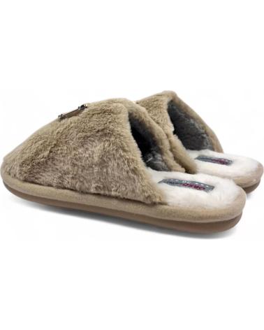 Pantufas de Mulher TIMBOS ZAPATILLA CASA DE MUJER KAKI 130897 MARRóN