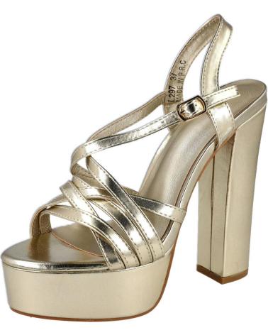 Sandalen für Damen BUBBLE BOBBLE L297 SANDALIAS PLATAFORMA TACON ALTO ORO