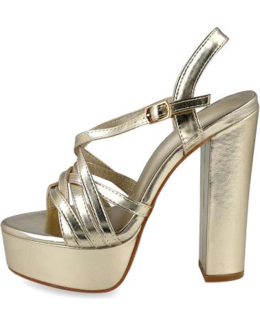 Sandalen für Damen BUBBLE BOBBLE L297 SANDALIAS PLATAFORMA TACON ALTO ORO