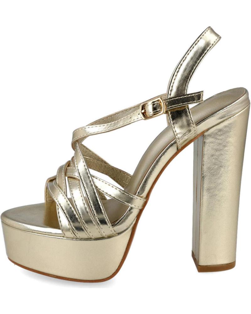 Sandalen für Damen BUBBLE BOBBLE L297 SANDALIAS PLATAFORMA TACON ALTO ORO