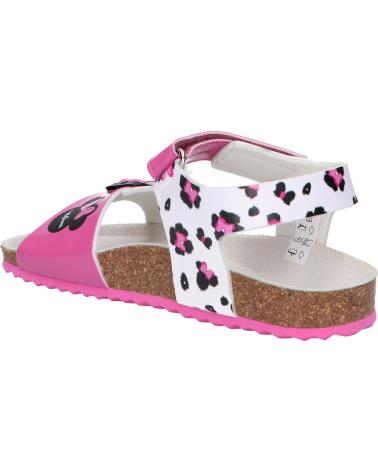 Sandalen für Mädchen GEOX J258MD 00402 J ADRIEL C0563 WHITE-FUCHSIA