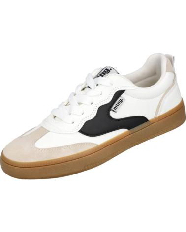 Sportif pour Femme MTNG 60825-C57300 ROY ZAPATILLAS CASUAL DE MUJER BLANCO-NEGRO