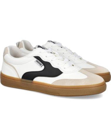 Sportif pour Femme MTNG 60825-C57300 ROY ZAPATILLAS CASUAL DE MUJER BLANCO-NEGRO