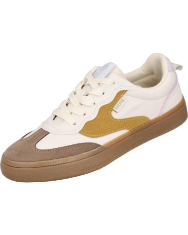 Sportif pour Femme MTNG 60825-C57304 ROY ZAPATILLAS CASUAL DE MUJER BLANCO-MOSTAZA