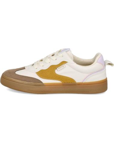 Sportif pour Femme MTNG 60825-C57304 ROY ZAPATILLAS CASUAL DE MUJER BLANCO-MOSTAZA