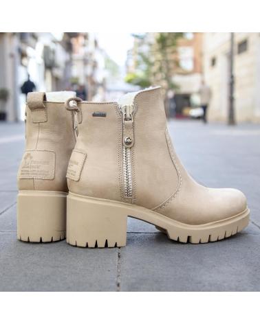 Bottines pour Femme PANAMA JACK PAULINE B5 NUBUCK OFWHITE OFWHITTE