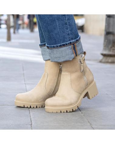 Bottines pour Femme PANAMA JACK PAULINE B5 NUBUCK OFWHITE OFWHITTE