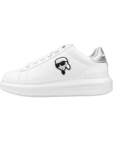 Sportivo per Donna KARL LAGERFELD ZAPATILLAS MUJER MODELO KAPRI KARL NFT LO LACE COLOR BLANCO 01S WHTSLV