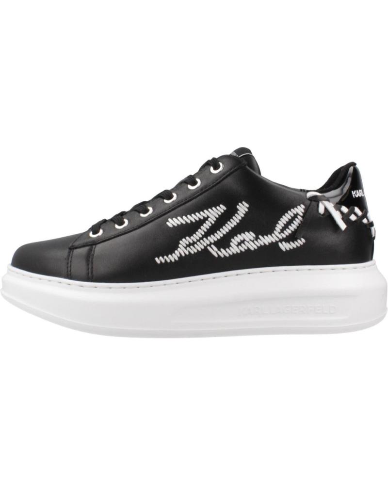 KARL LAGERFELD ZAPATILLAS KAPRI WHIPSTITCH LO LACE NEGRAS 000 BLACK