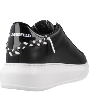 KARL LAGERFELD ZAPATILLAS KAPRI WHIPSTITCH LO LACE NEGRAS 000 BLACK