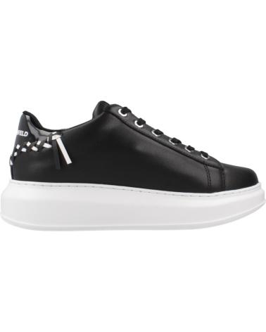 KARL LAGERFELD ZAPATILLAS KAPRI WHIPSTITCH LO LACE NEGRAS 000 BLACK