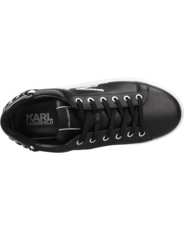 KARL LAGERFELD ZAPATILLAS KAPRI WHIPSTITCH LO LACE NEGRAS 000 BLACK