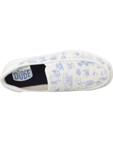Man Trainers HEY DUDE ZAPATILLAS HOMBRE MODELO SUNAPEE COLOR BLANCO WITHBLUE