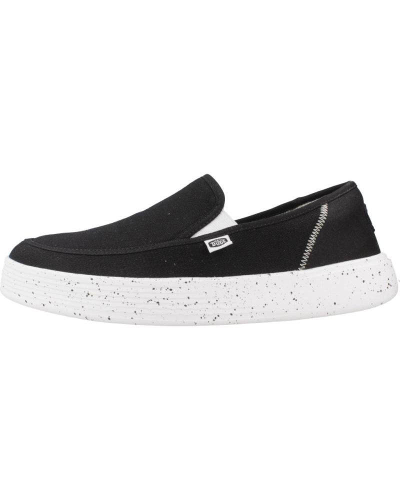 Deportivas de Hombre HEY DUDE ZAPATILLAS HOMBRE MODELO SUNAPPE COLOR NEGRO BLACK