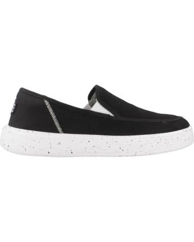 Deportivas de Hombre HEY DUDE ZAPATILLAS HOMBRE MODELO SUNAPPE COLOR NEGRO BLACK